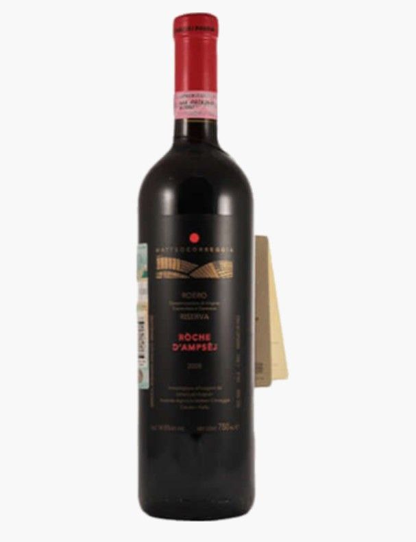 Вино Matteo Correggia. Роке Д`Ампсей Роеро Рiзерва 2018 чер 0,75л 14,5%